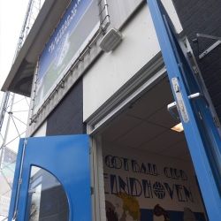 Prachtige muurschildering supportershome